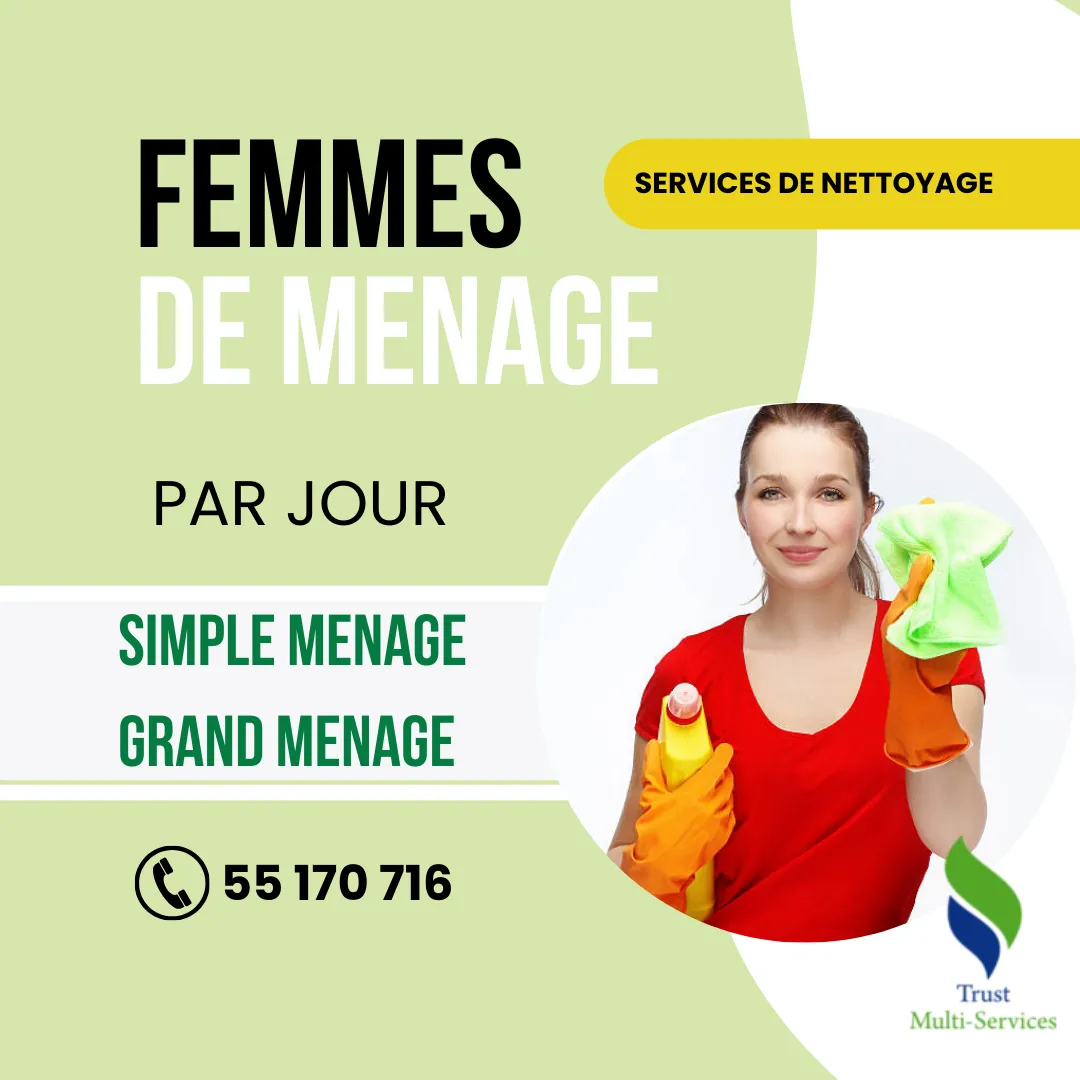 SOCIETE DE NETTOYAGE PAR JOUR A Gammarth