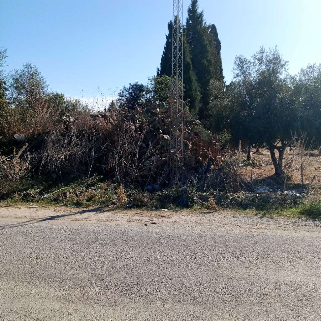 أرض فلاحية بموقع ممتاز لبيع جزء منها