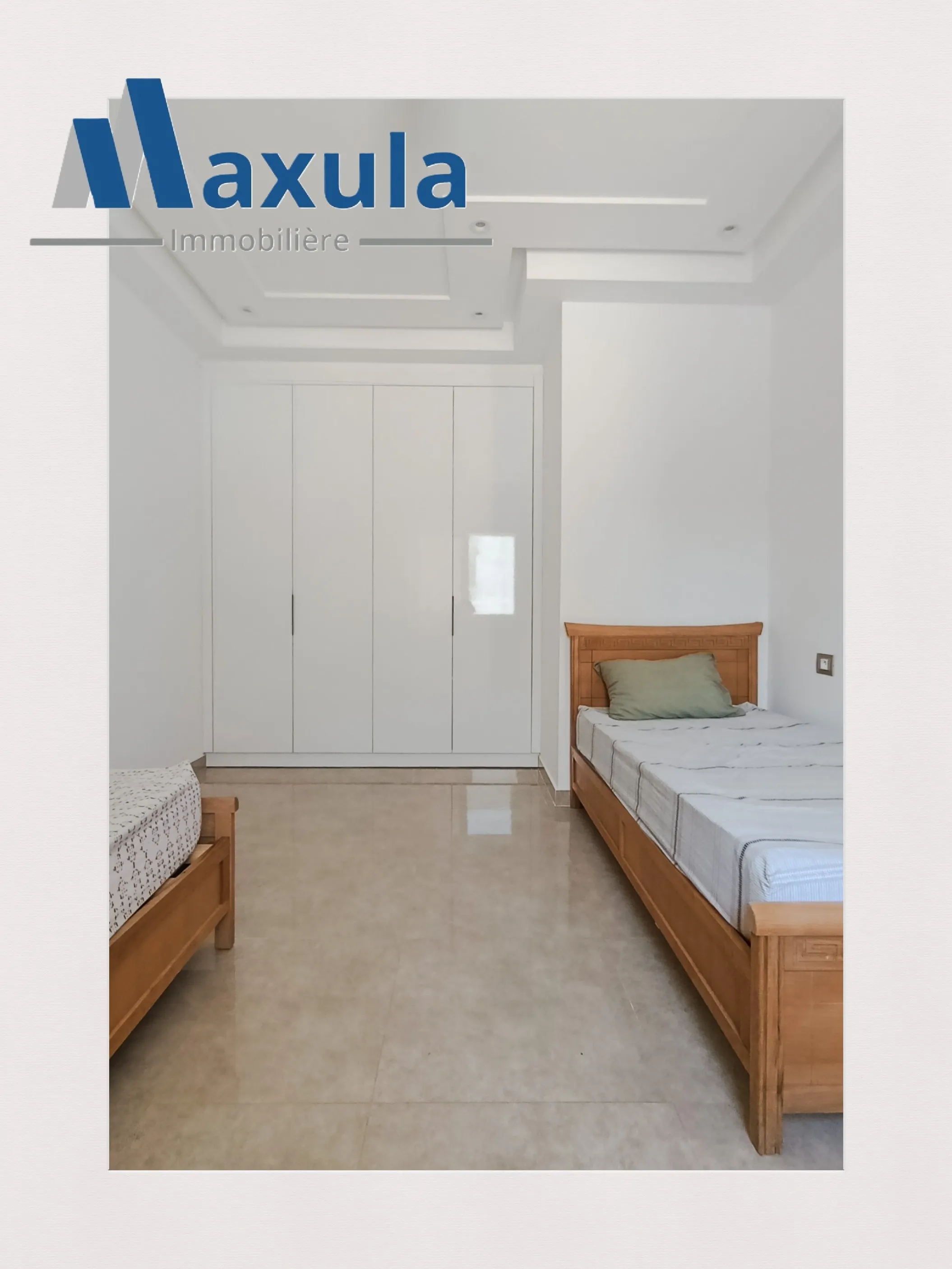 À LOUER APPARTEMENT S+1 MEUBLÉ À RADES MELIANE 