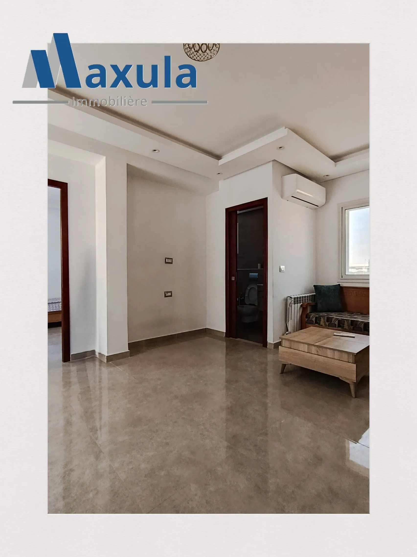 À LOUER APPARTEMENT S+1 MEUBLÉ À RADES MELIANE 