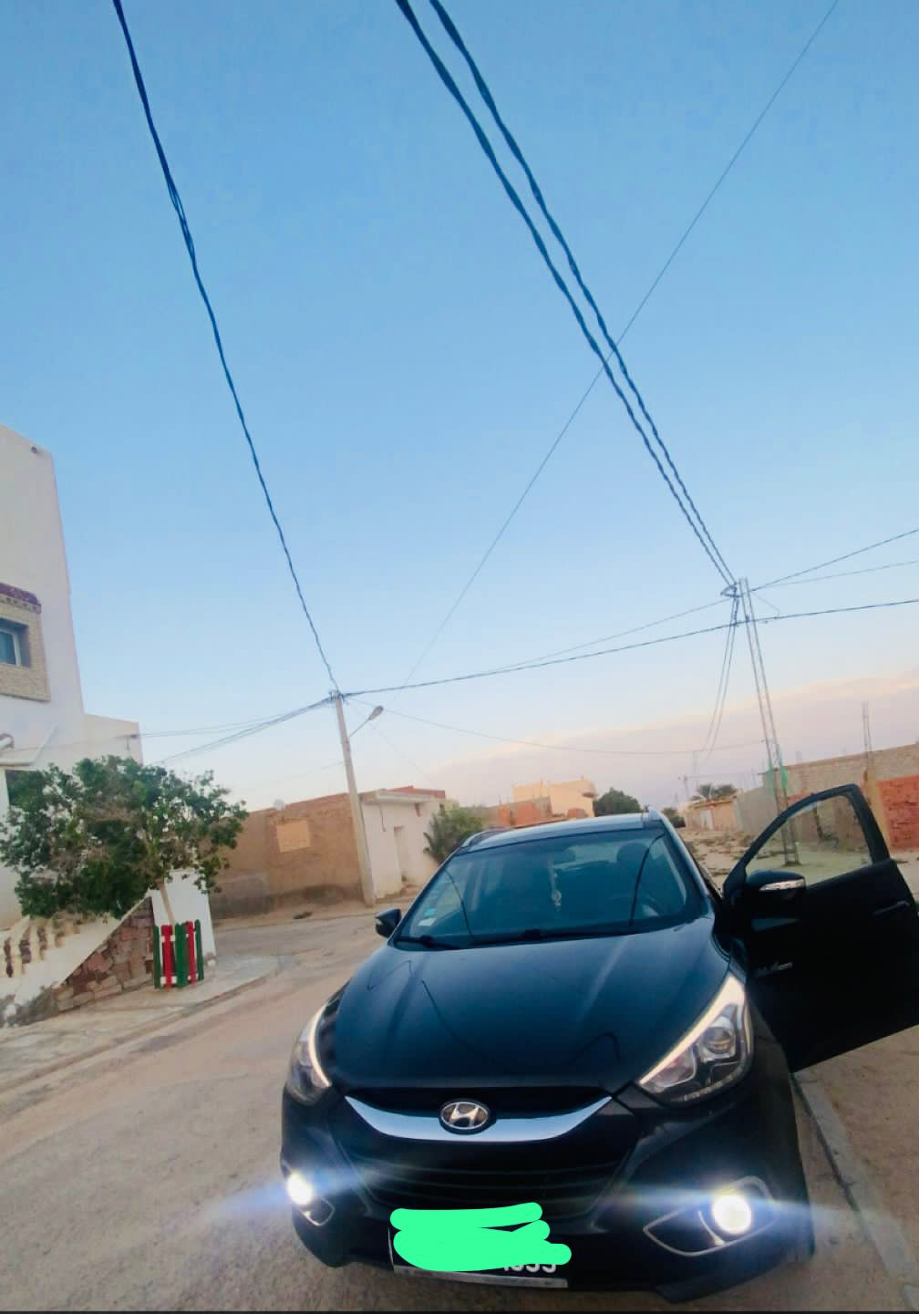 Hyundai ix35 bleu drive 