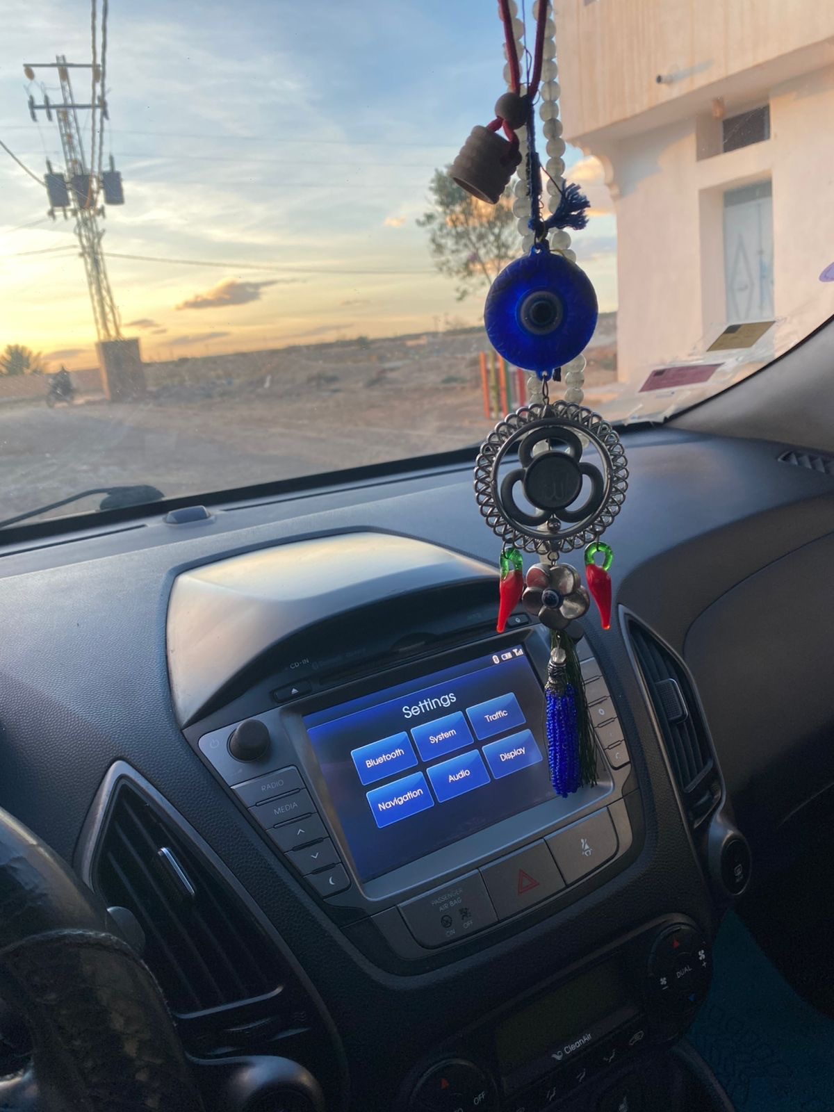 Hyundai ix35 bleu drive 