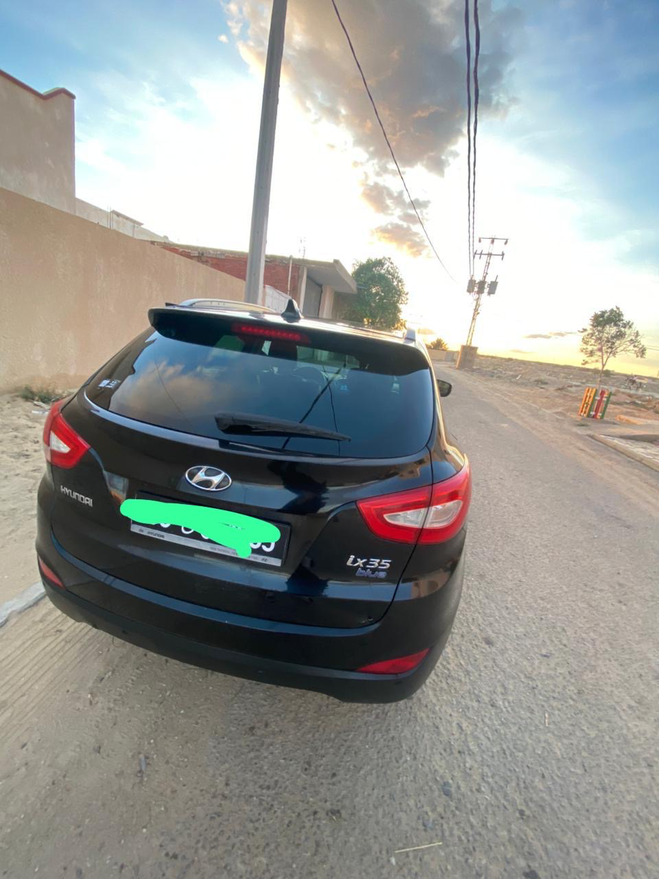 Hyundai ix35 bleu drive 