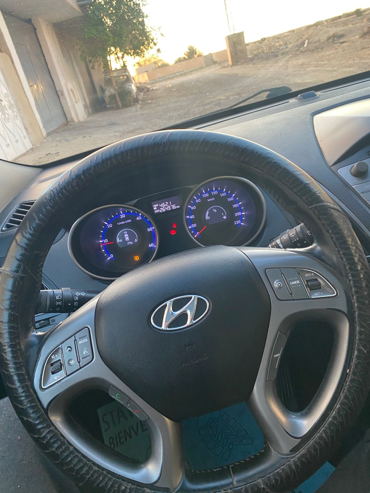 Hyundai ix35 bleu drive 