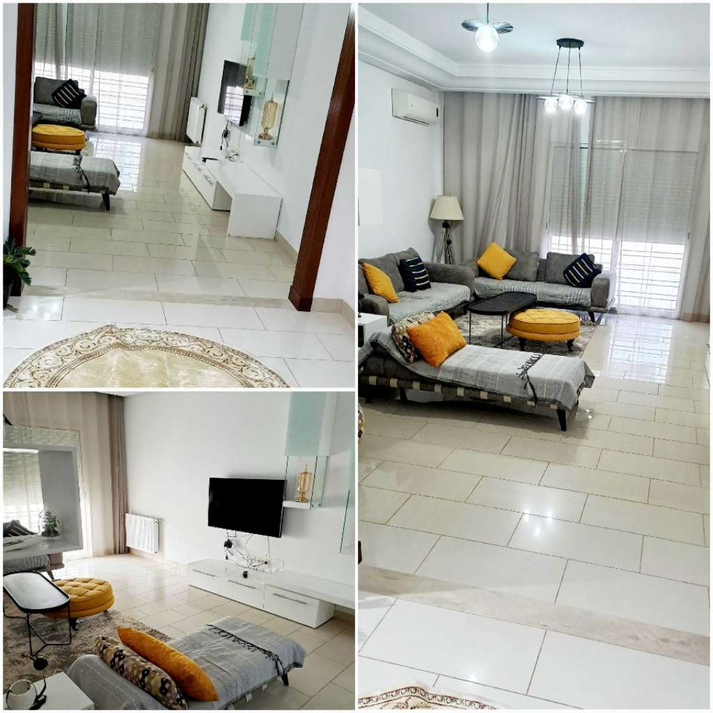 Particulier L S4 meublé Neuf Cité Palmeraies l'aouina