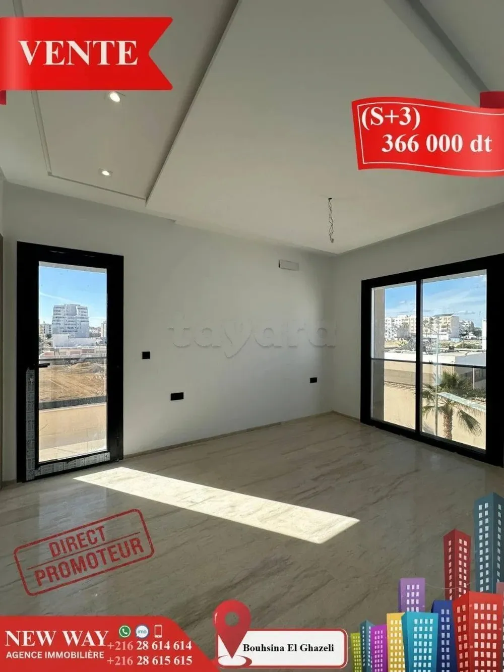 (S+3) à Bouhsina el Ghazali Direct Promoteur