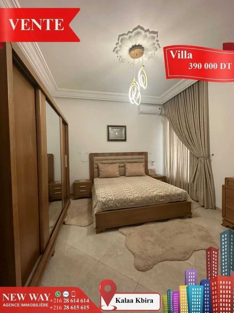 Maison à Kalàa Kbira, dans un quartier résidentiel