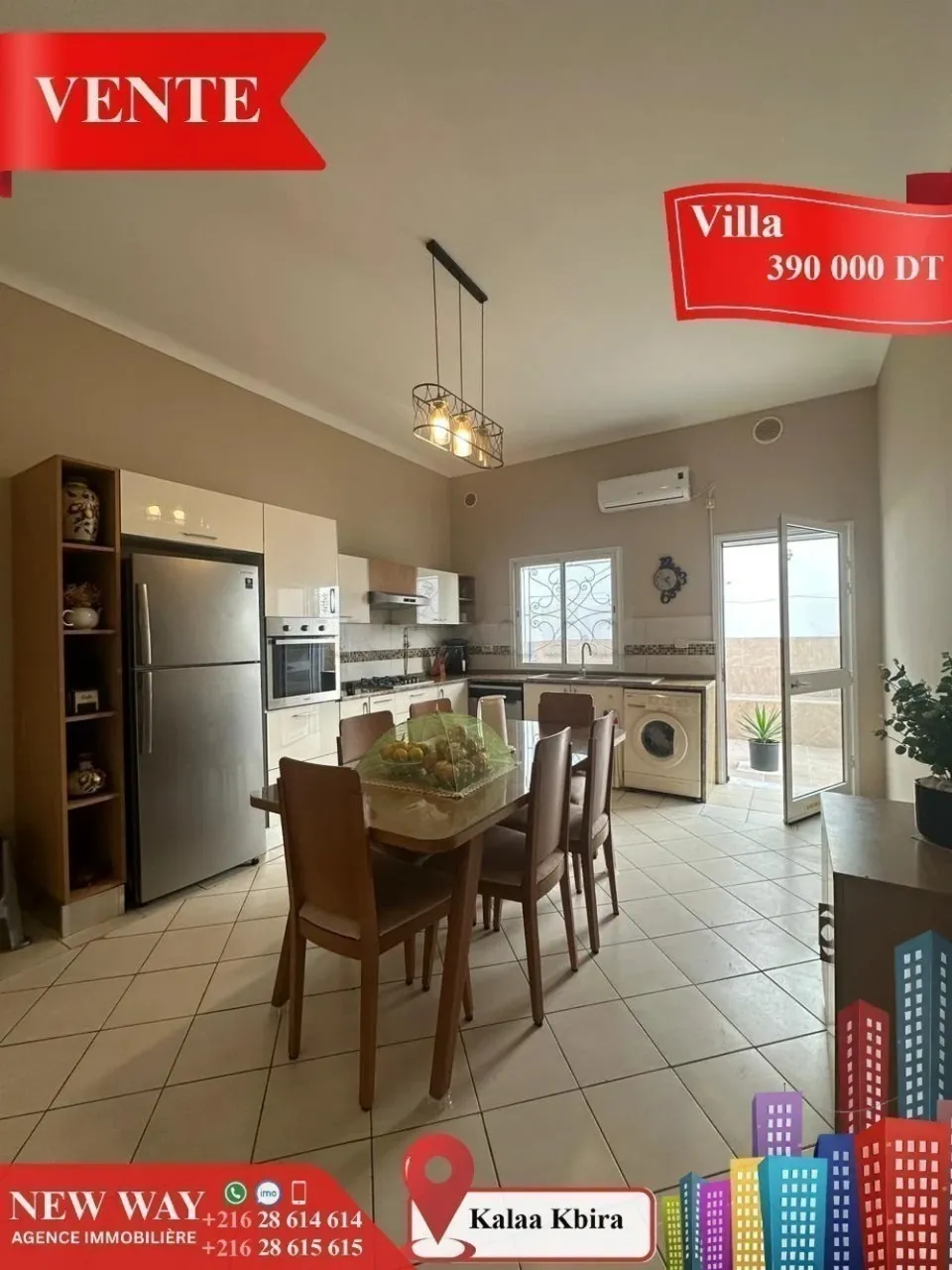 Maison à Kalàa Kbira, dans un quartier résidentiel