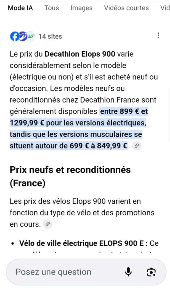 Elops 900 long distance importer