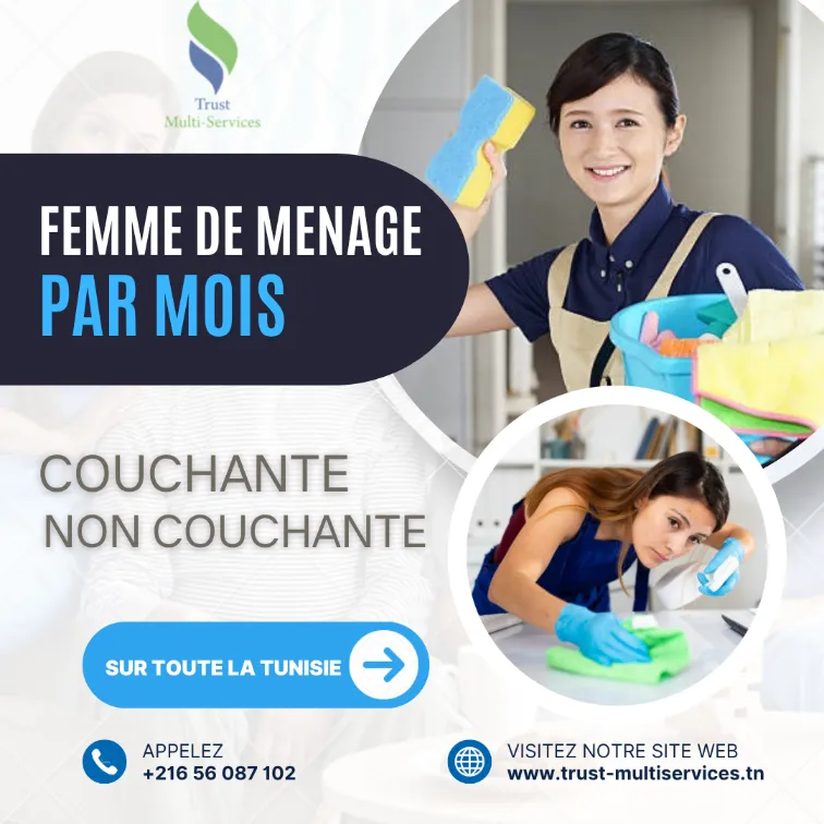 Votre maison mérite le meilleur entretien – Faites confiance à nos femmes de menage