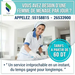 FEMME DE MENAGE PAR JOUR A SOUSSE