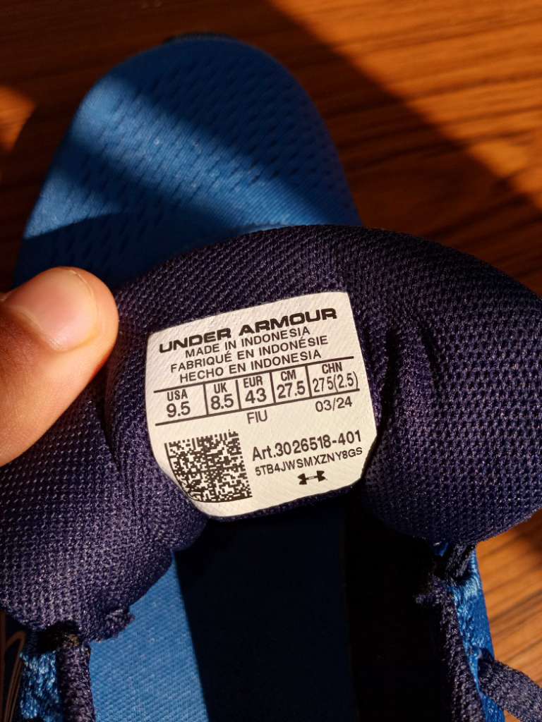 Chaussure under armour qualité française origine