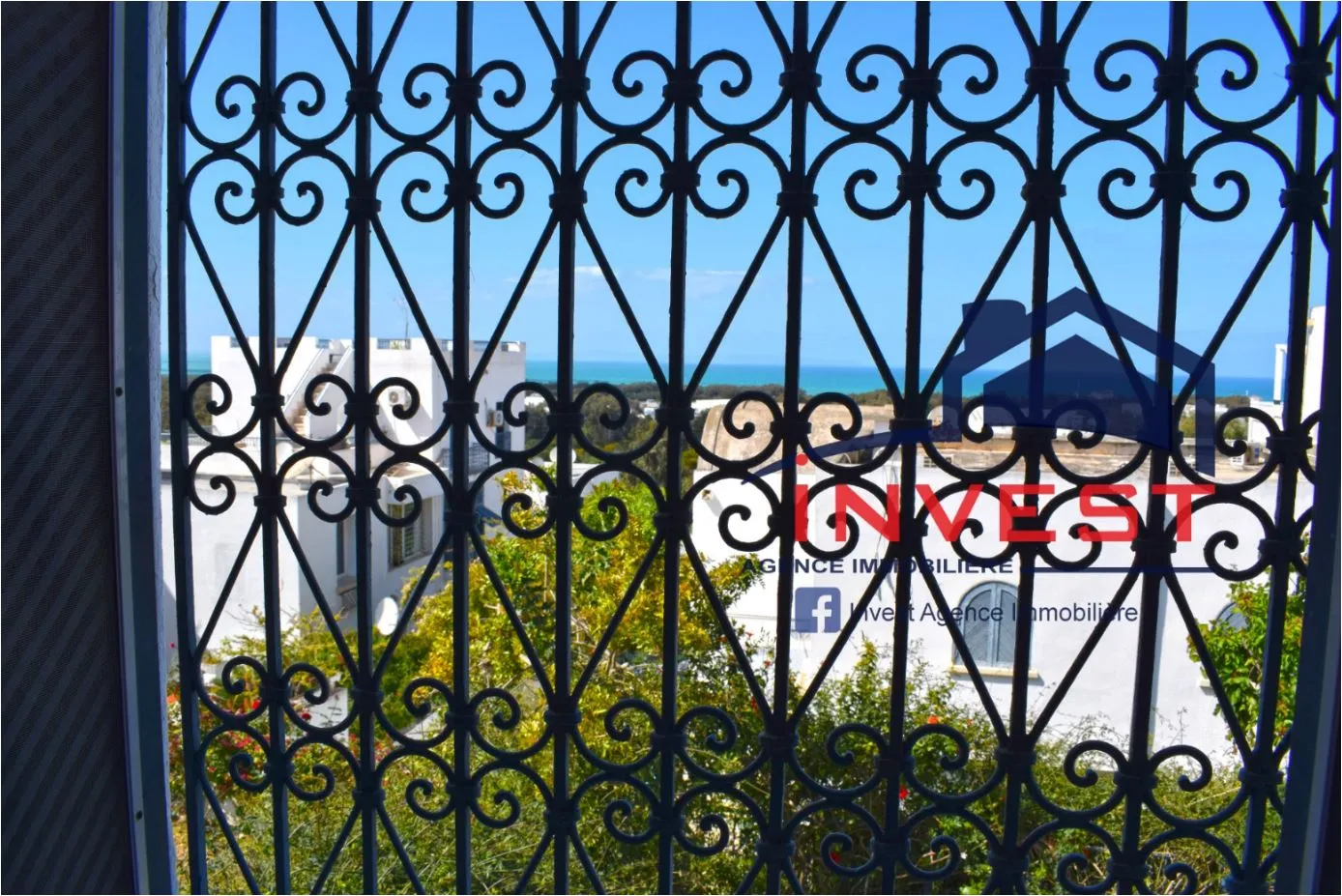 Duplex vue mer avec jardin à Gammarth