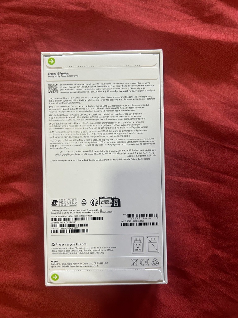 iPhone 16 pro Max 