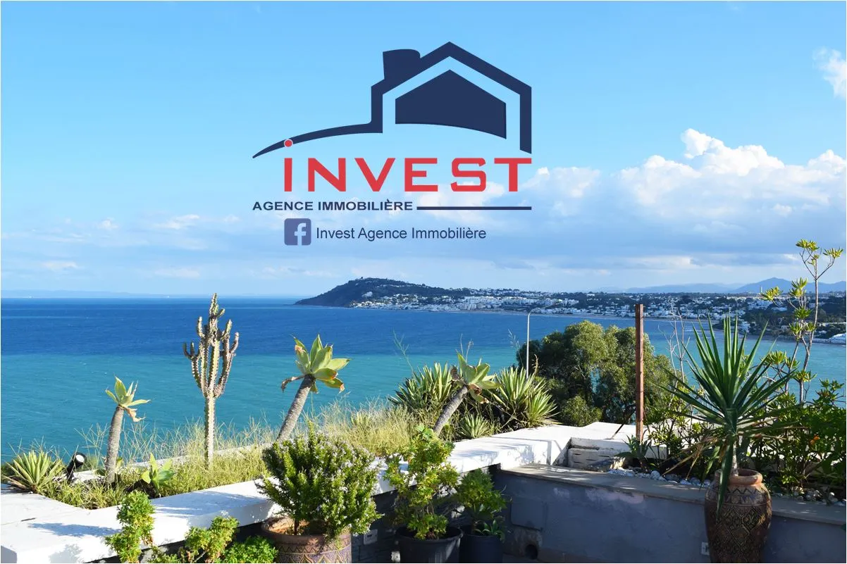 Villa de prestige à vendre à Gammarth avec vue mer