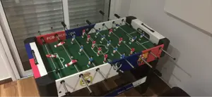 🔥 À vendre : magnifique baby-foot aux couleurs du Real Madrid et du FC Barcelone !