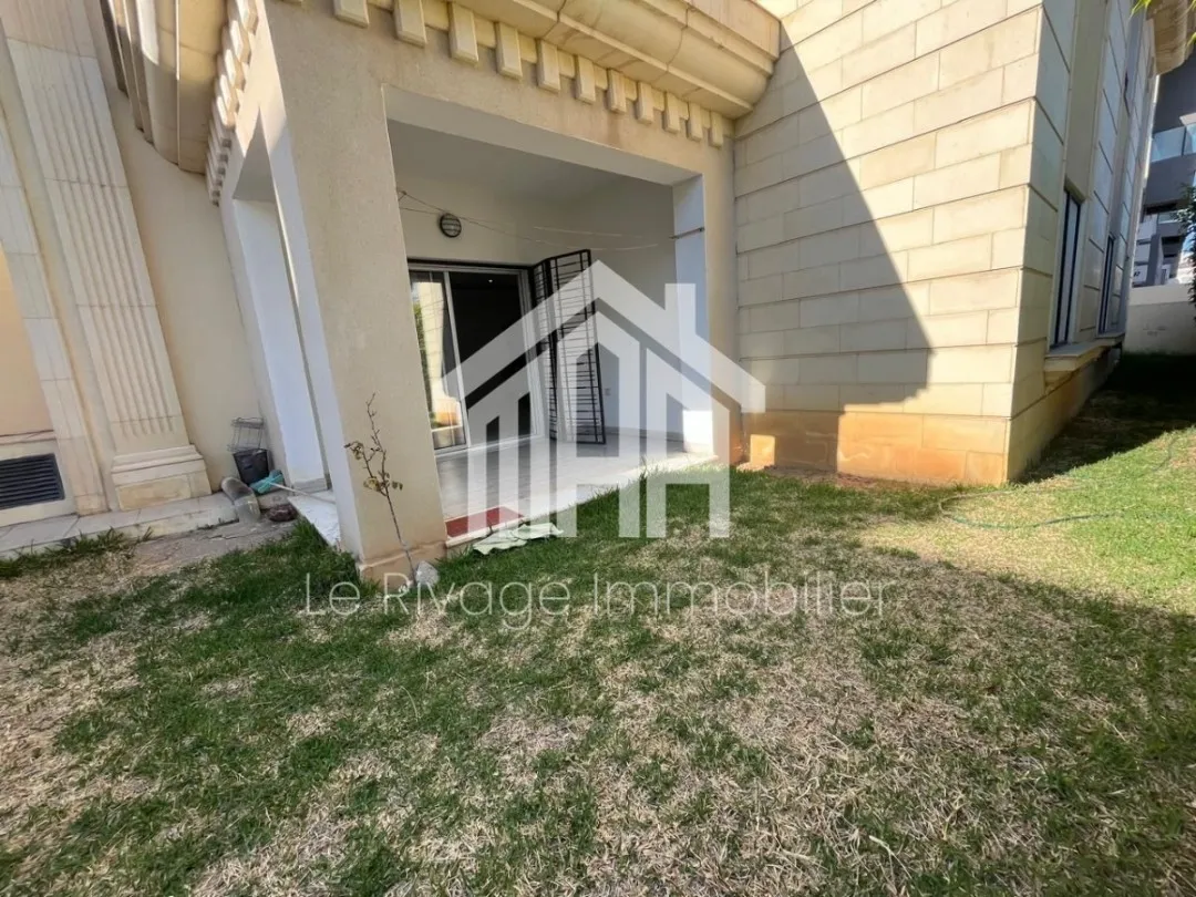 un appartement S3 avec jardin