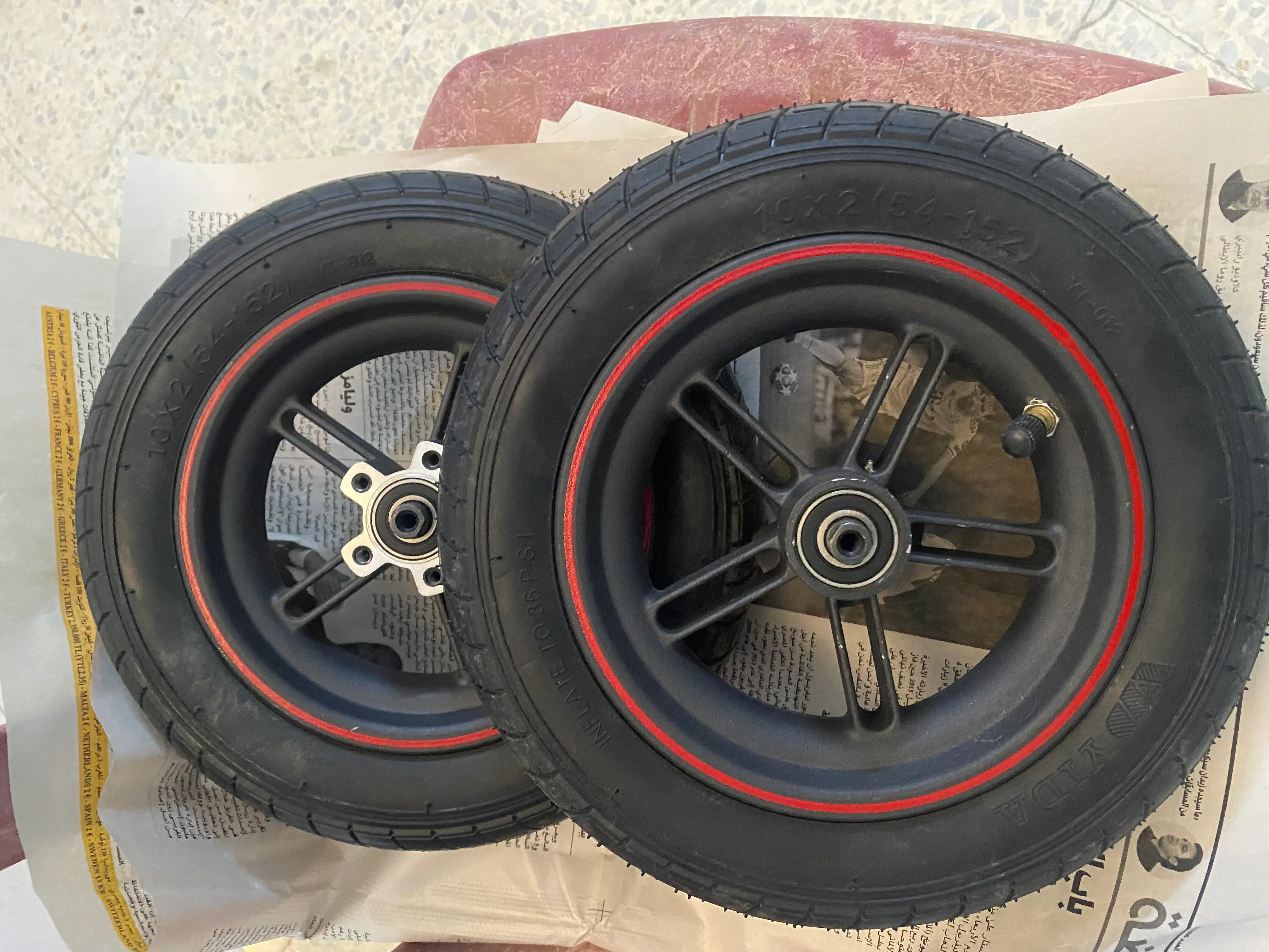 Roue trotinette