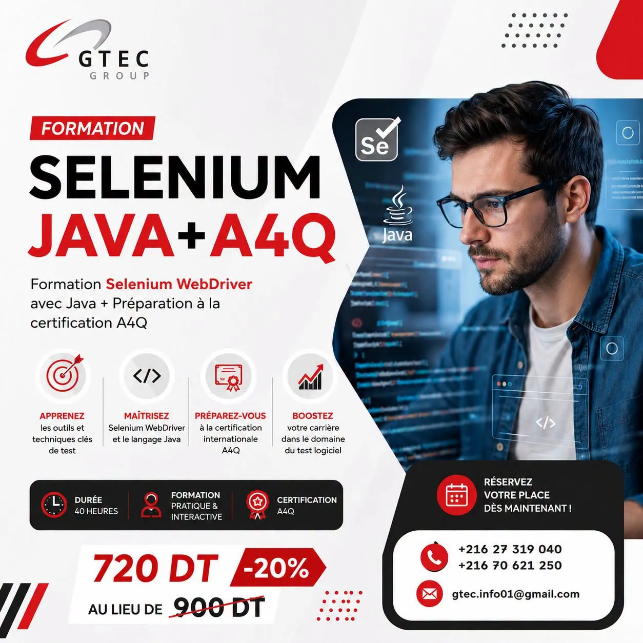 Formation Test Automatique Selenium avec Java