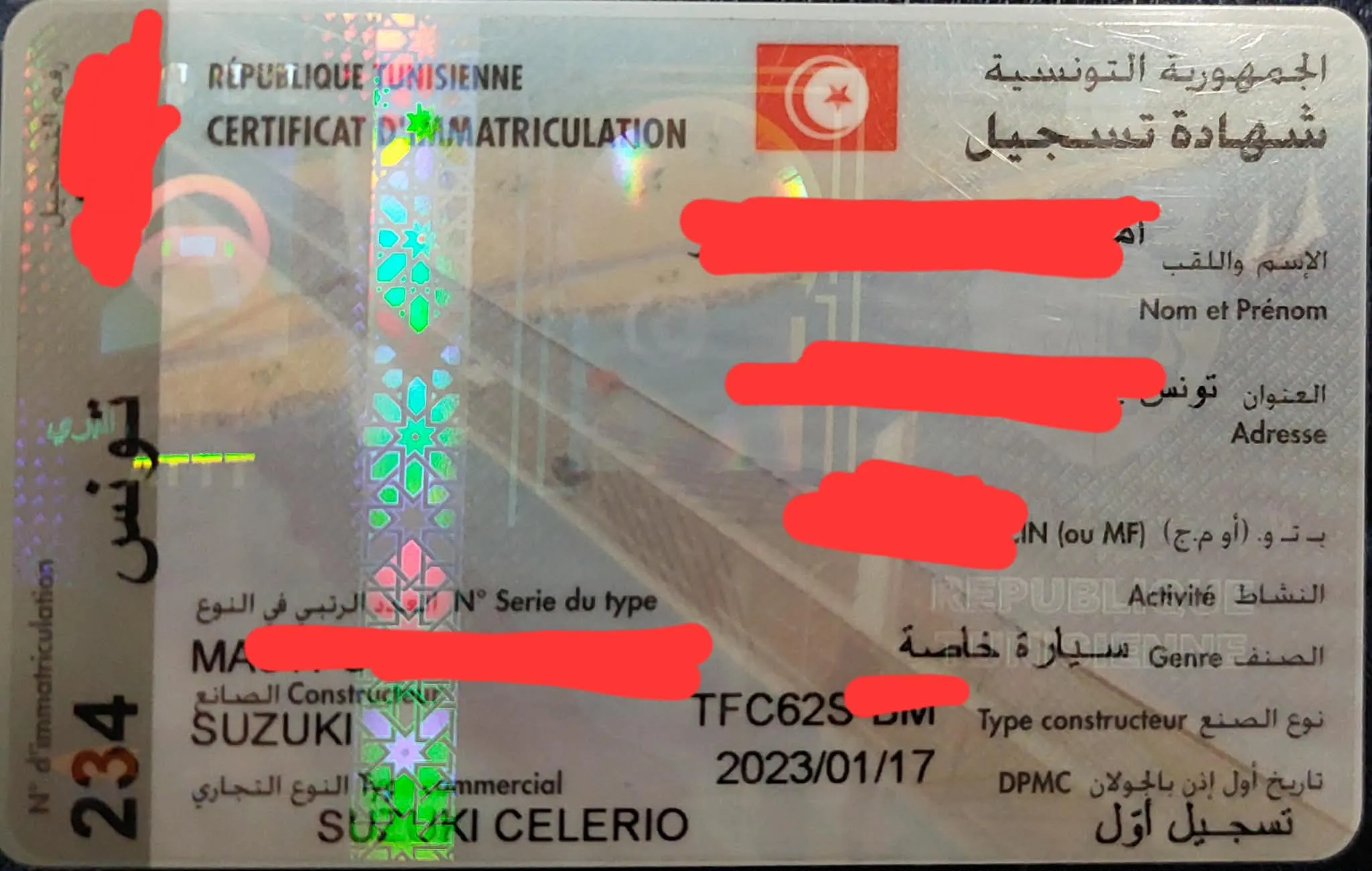 SUZUKI CELERIO PREMIERE MAIN KM 40 MILLE - TEL98479647