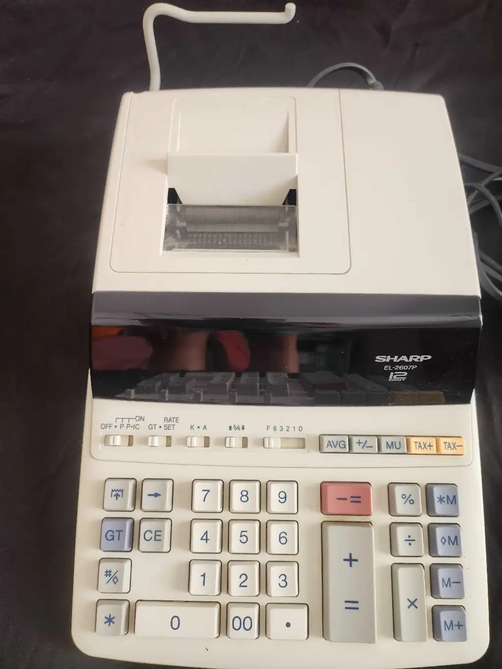 Machine a calculer SHARP avec ruban
