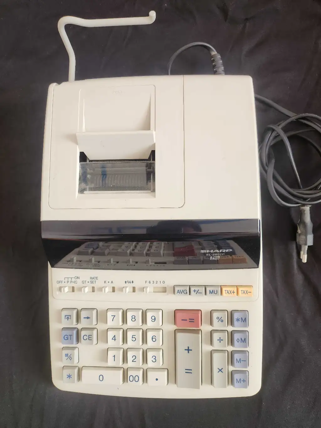 Machine a calculer SHARP avec ruban