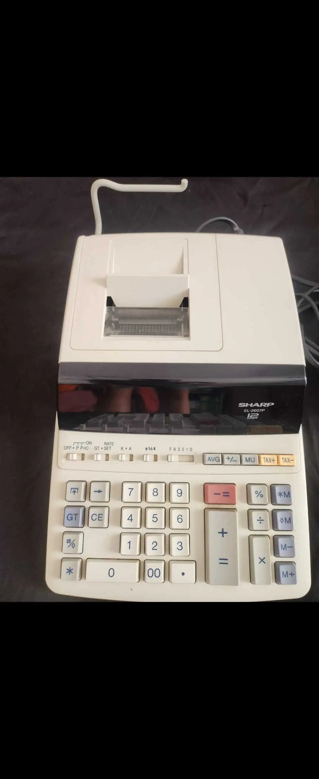 Machine a calculer SHARP avec ruban