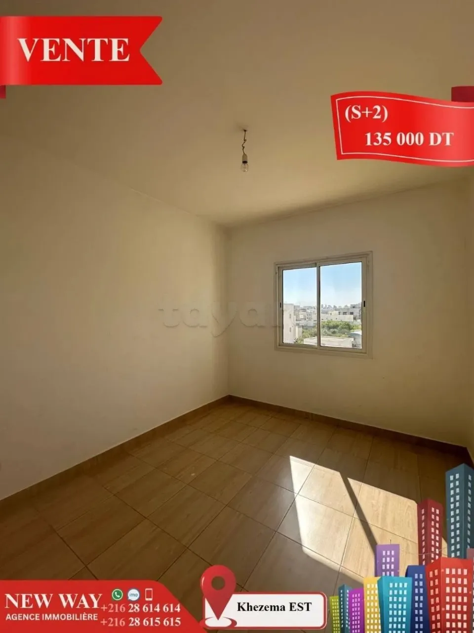 (S+2) à Khezema EST, Proche de toutes commodités