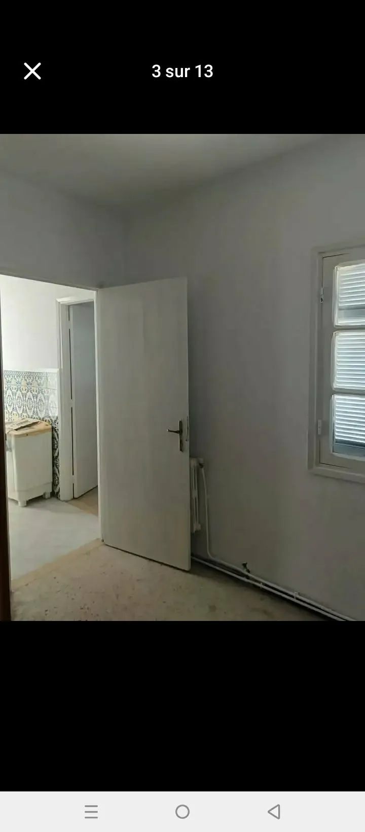un appartements s+3 vide au 2éme étage (sans ascenseur) a louer a Omrane Supérieur derrière MG
