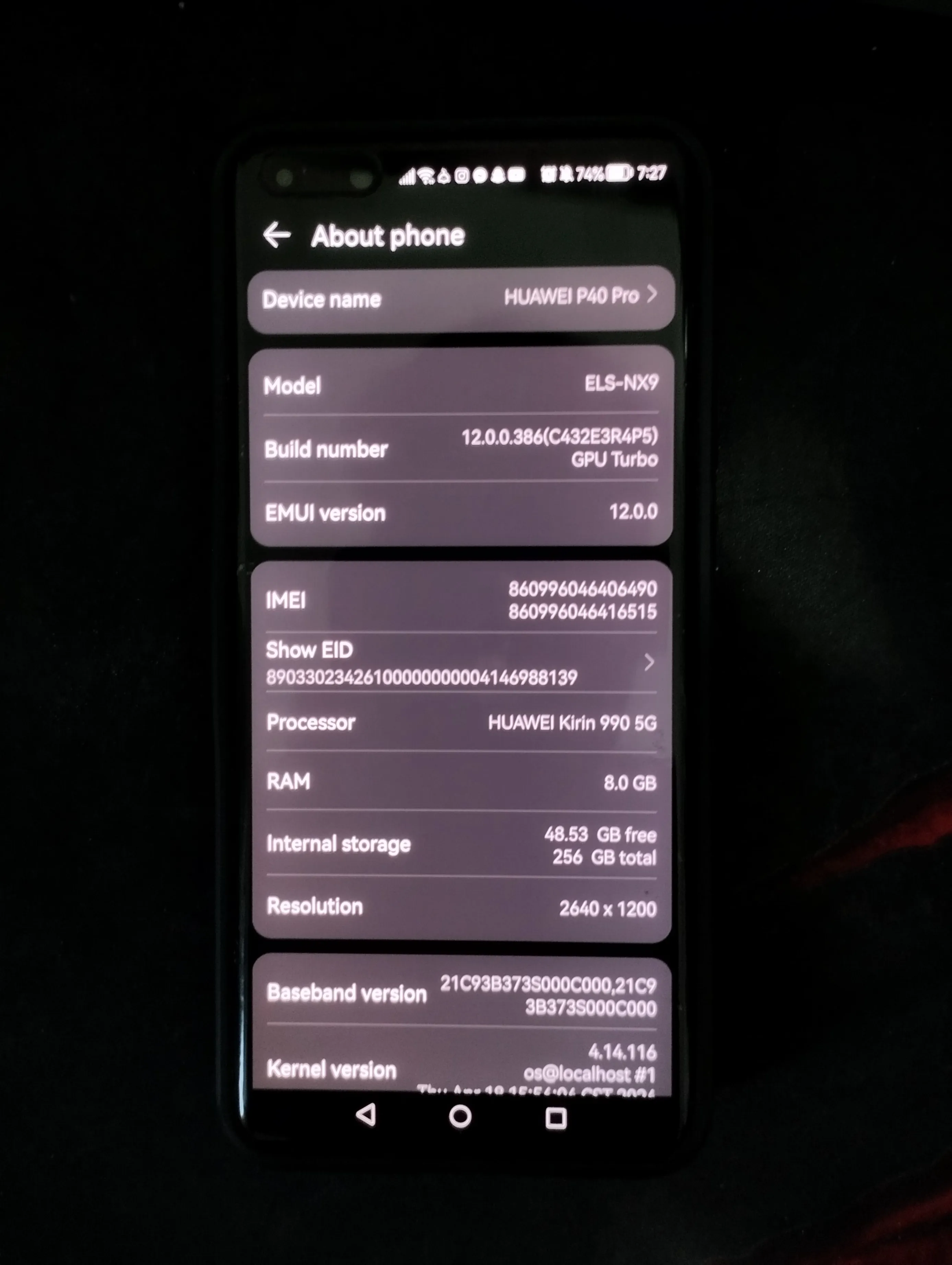 Huawei P40 pro + Redmi 10C 