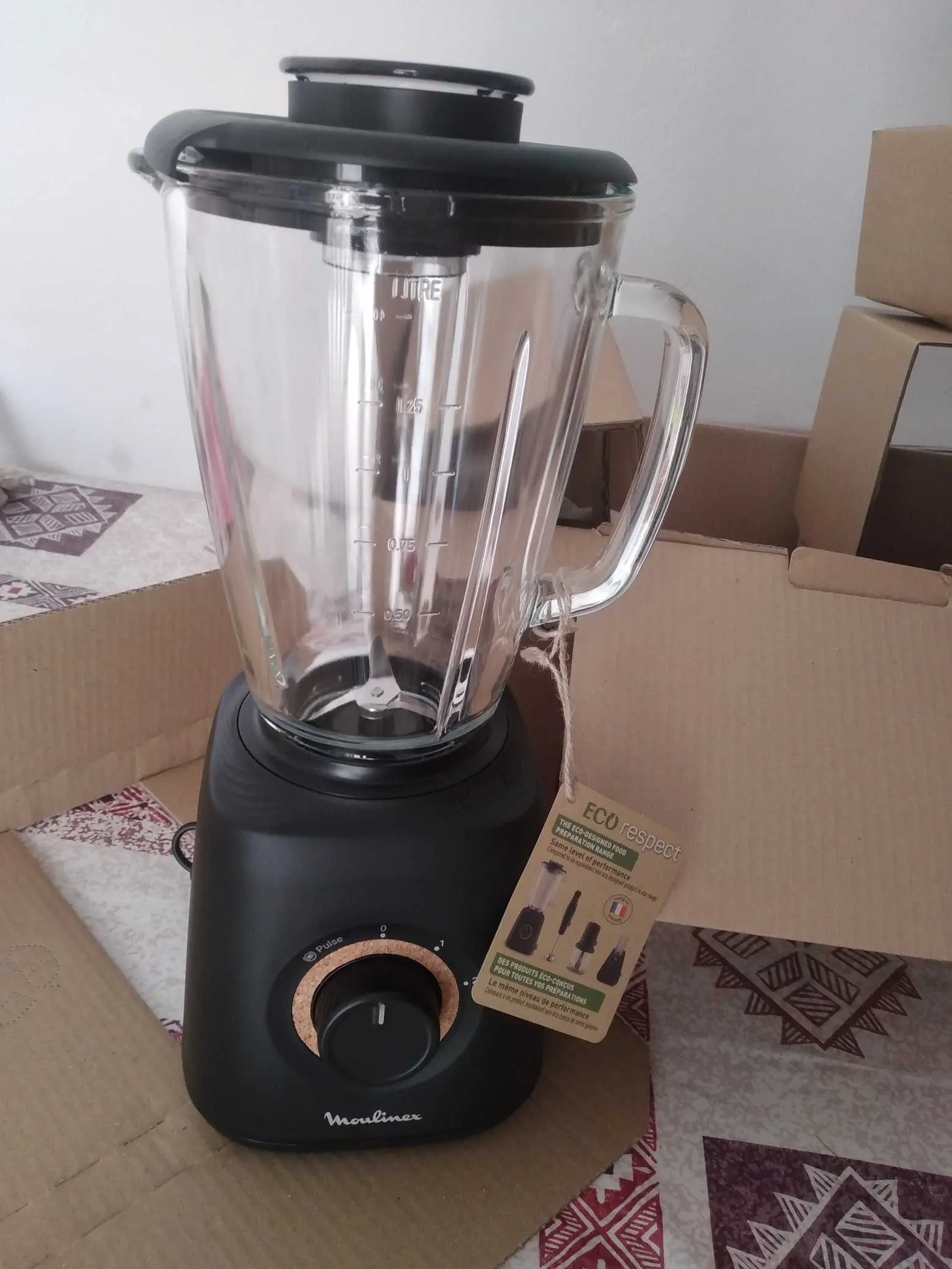Blender en verre Moulinex