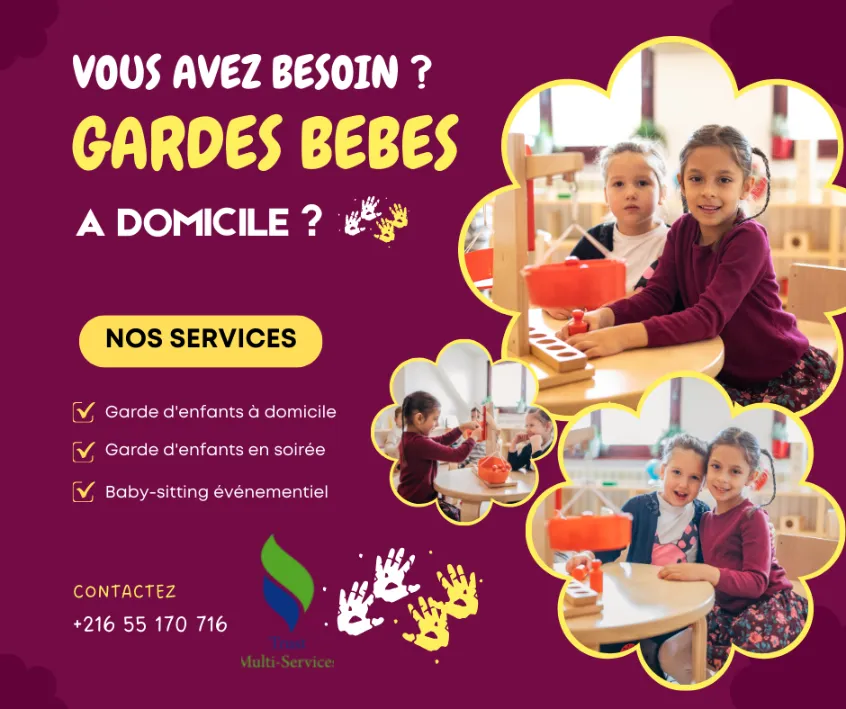 société TMS propose des Assistantes Maternelles A LAFAYETTE