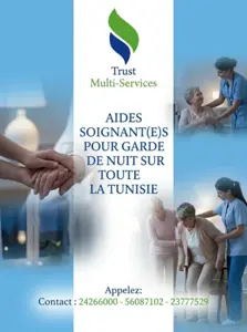 Besoin d'une aide-soignante à domicile  kef
