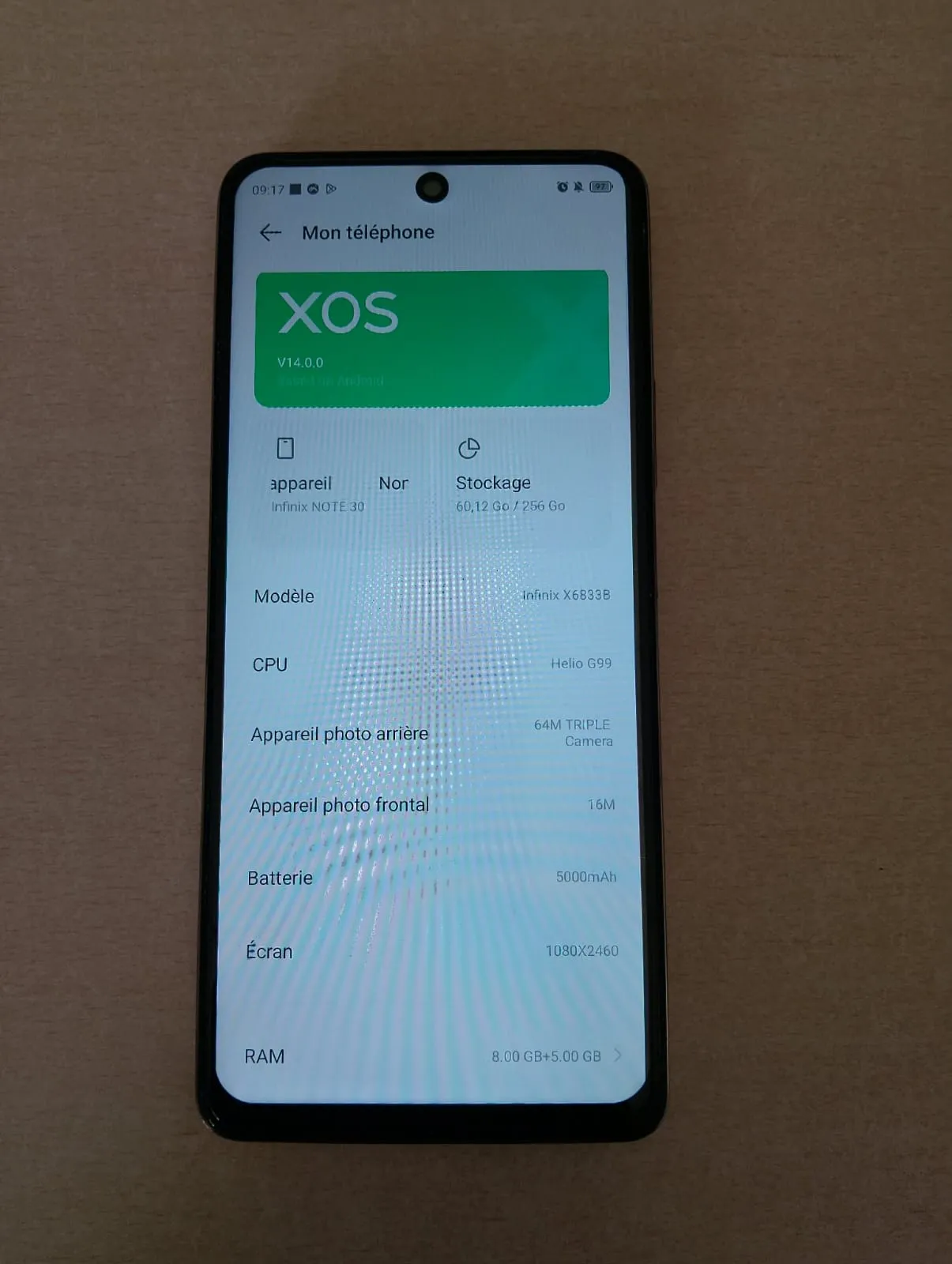 Infinix Note 30 Orangé