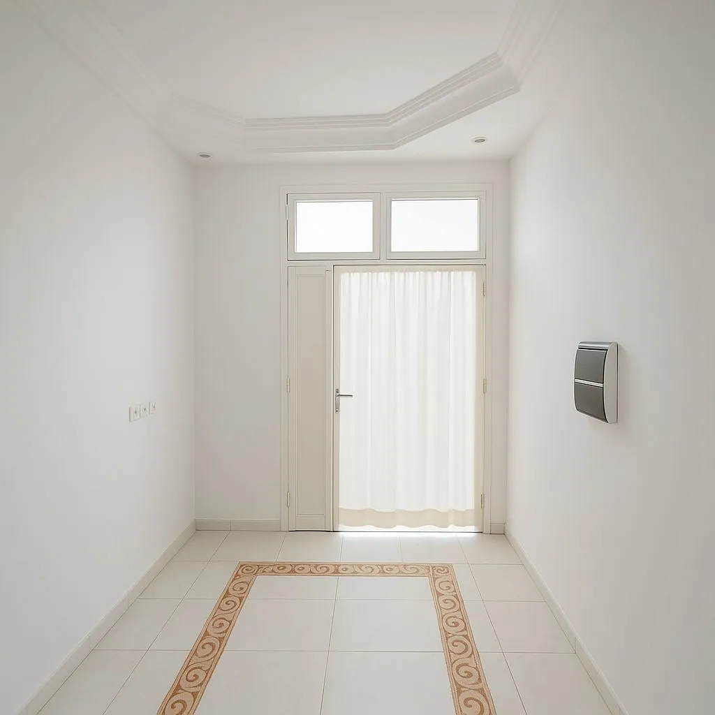 Maison à vendre à Mhamdia – S+2 habitable, étage inachevé, double façade, cour et garage