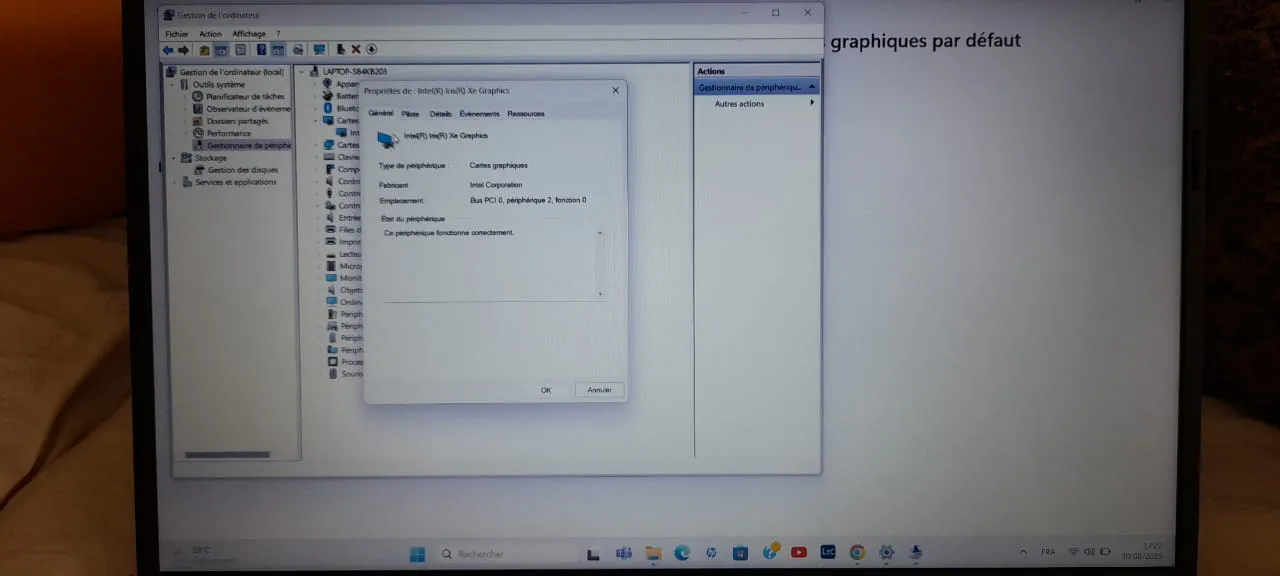 Pc Portable Hp i5 11ème génération SSD - Etat très propre