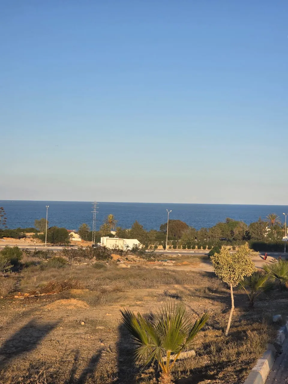 🌊Terrain Constructible Avec Vue Mer En Vente à Chott Mariem