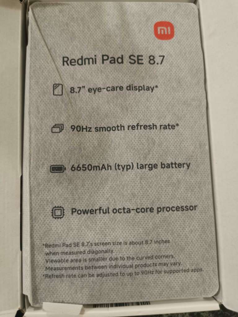 Tablette redmi pad