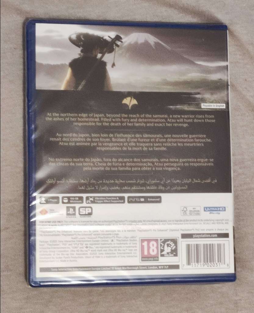 À vendre jeux Ghost of yotei exclusive PS5