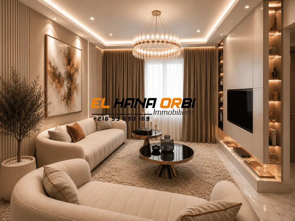 À vendre – Appartement S+1 haut standing, Zone Touristique de Mahdia