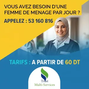 femme de menage par jour a lkram