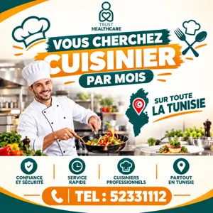 DES CUISINIERS PAR MOIS EL MARSA 