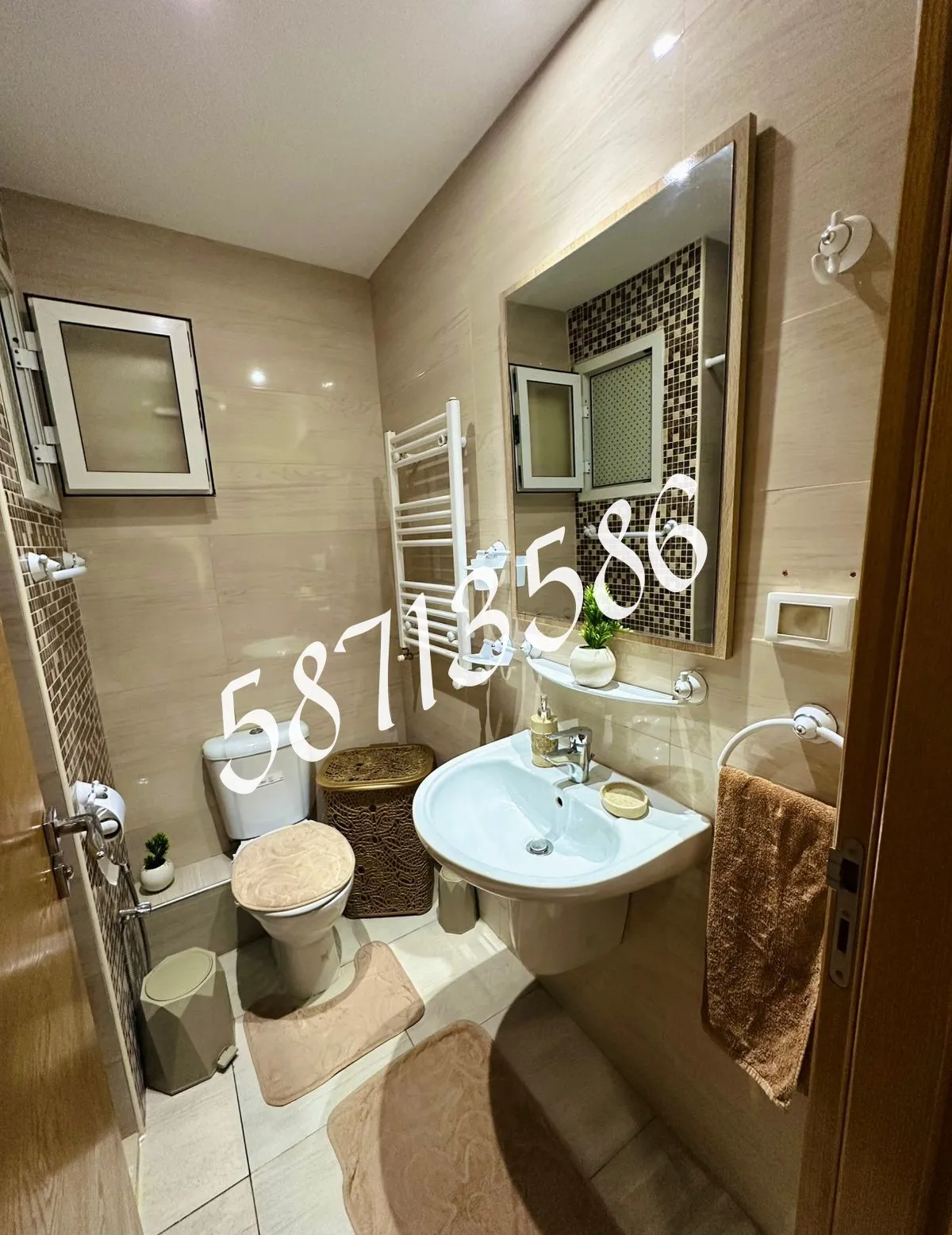 A LOUER – S+1 MEUBLE – CITE EL WAHAT – TEL 58713586 – FB.8216