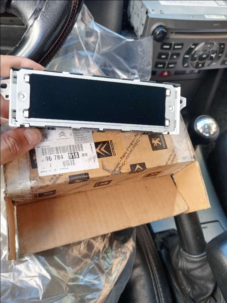 Afficheur autoradio Peugeot Citroen d'origine Neuf