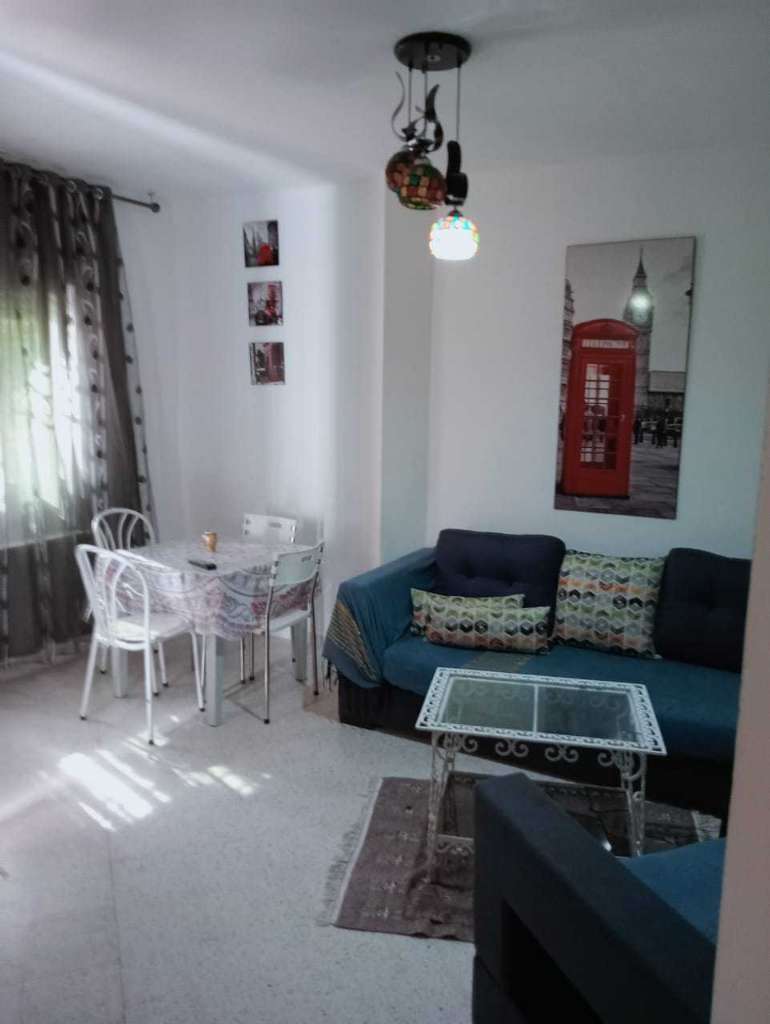 شقق مفروش آخر طراز في تونس العاصمة شارع لحبيب برقيب او العوينة