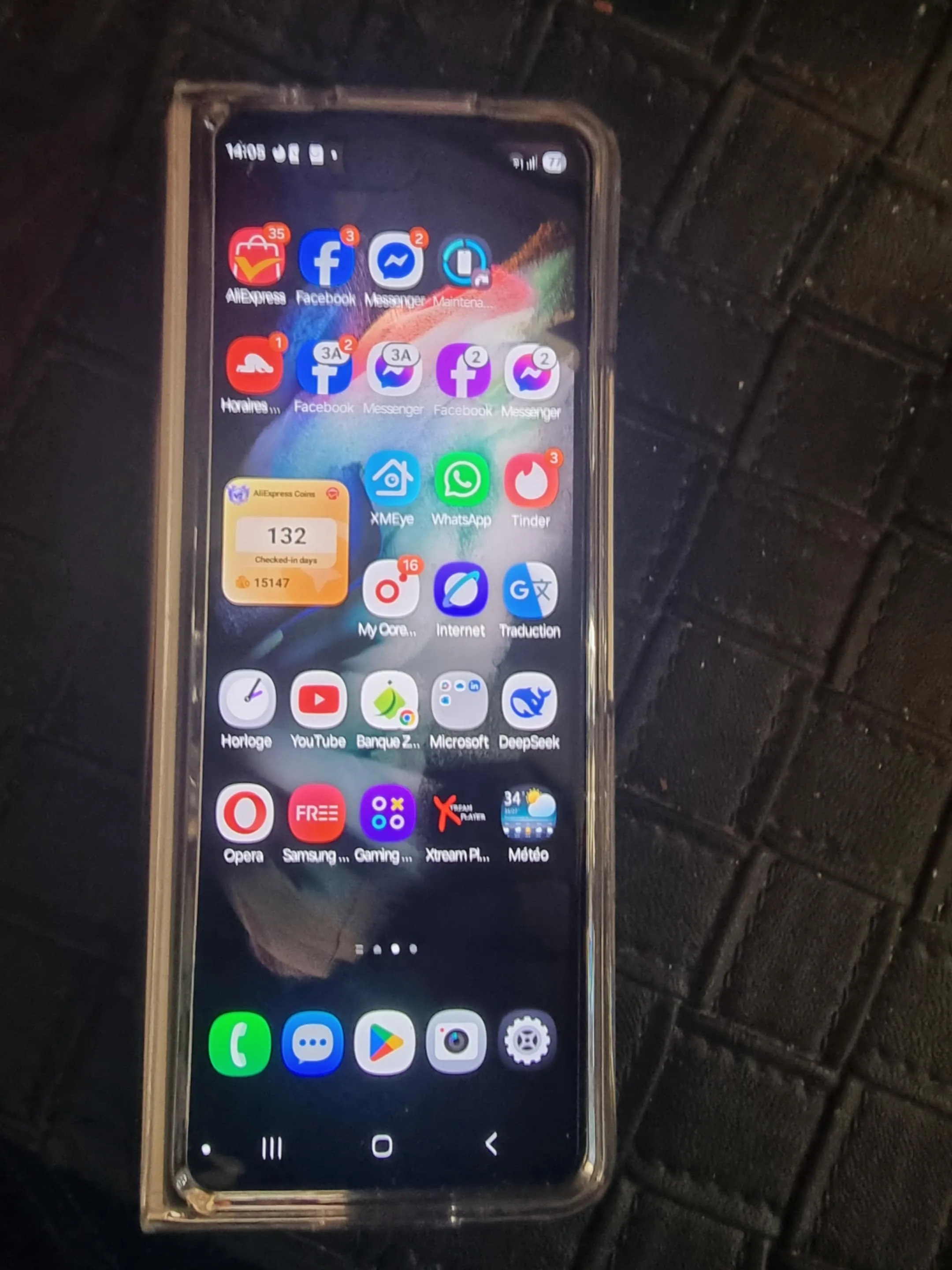 SAMSUNG Z FOLD 3 512GB + ETUIT PRO + PEIN + PROTEGE ÉCRAN ecran pliable noire 1200d