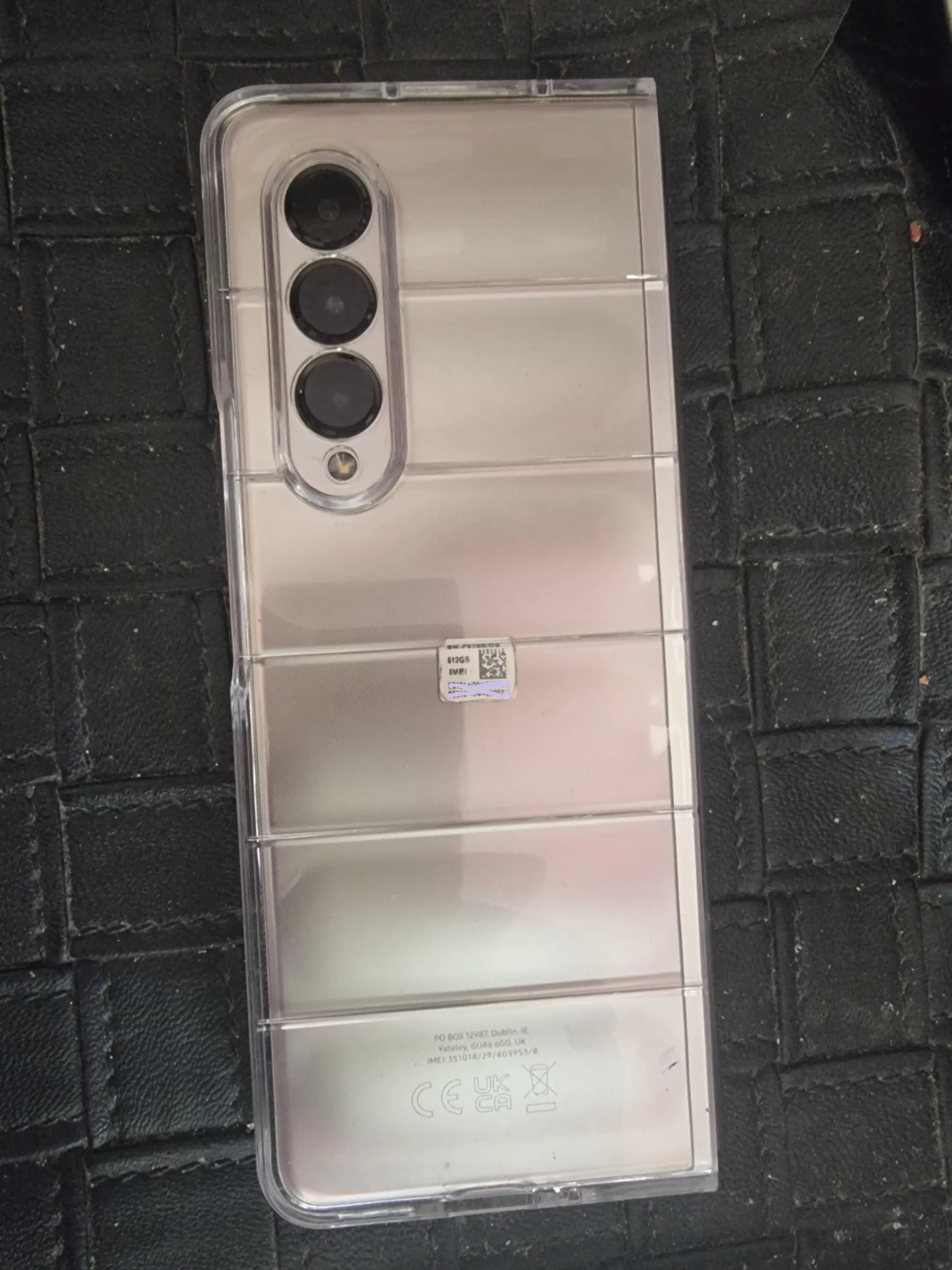 SAMSUNG Z FOLD 3 512GB + ETUIT PRO + PEIN + PROTEGE ÉCRAN ecran pliable noire 1200d