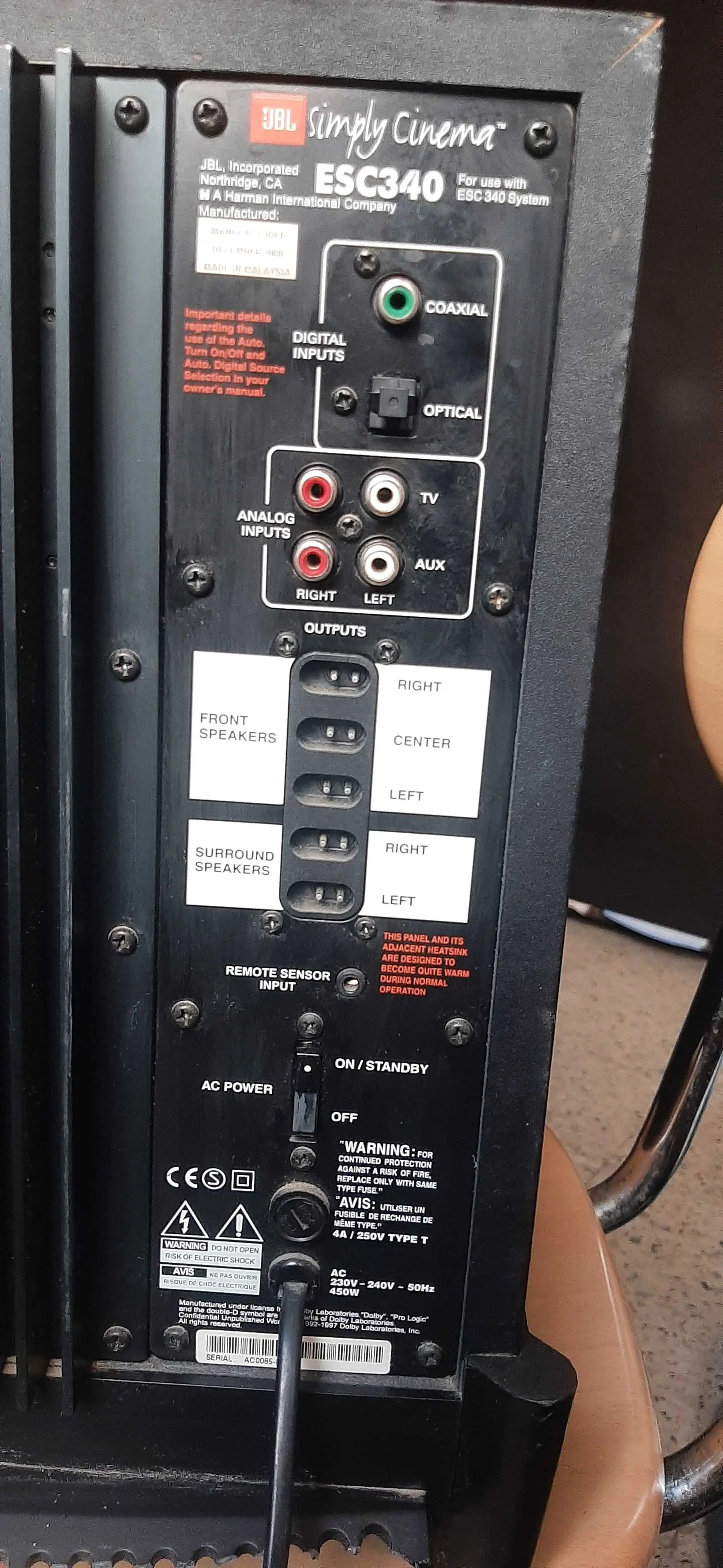 Caisson de basse JBL