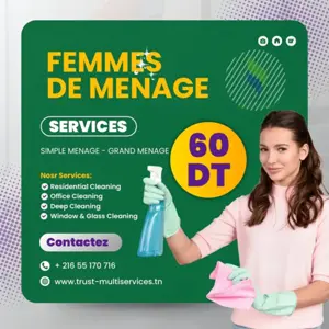 La Meilleure societe de Femmes de Ménage A Ghazela