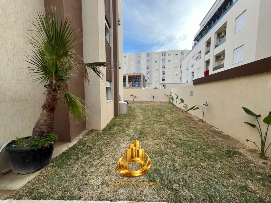 A Vendre Appartement S+2 Haut Standing Avec Jardin à Nouvelle Soukra, Tunis